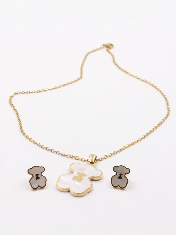 طقم توس شيل لوقو اطقم دبدوب ذهبي