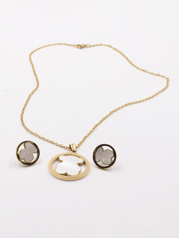 طقم توس مدور شيل اطقم دبدوب ذهبي