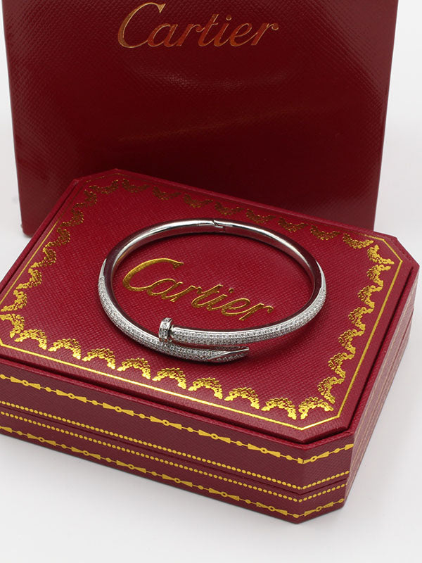 اسواره كارتير زركون مسمار اسواره CARTIER فضي
