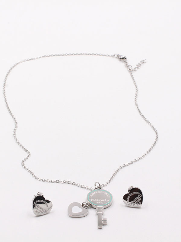 طقم تيفاني كي اطقم tiffany فضي