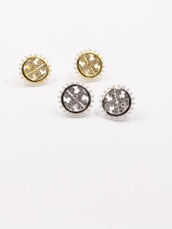 حلق توري بورش مدور لولو حلق tory burch