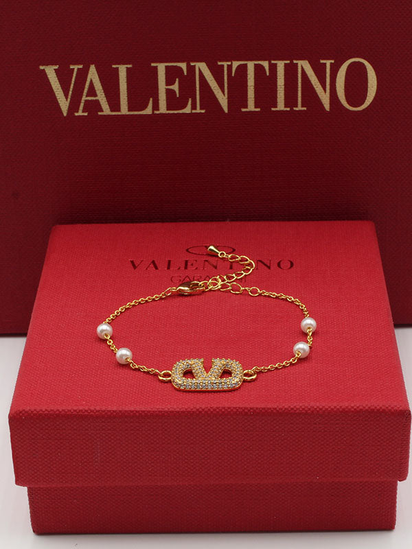 اسواره فالنتينو لولو زركون اسواره VALENTINO ذهبي