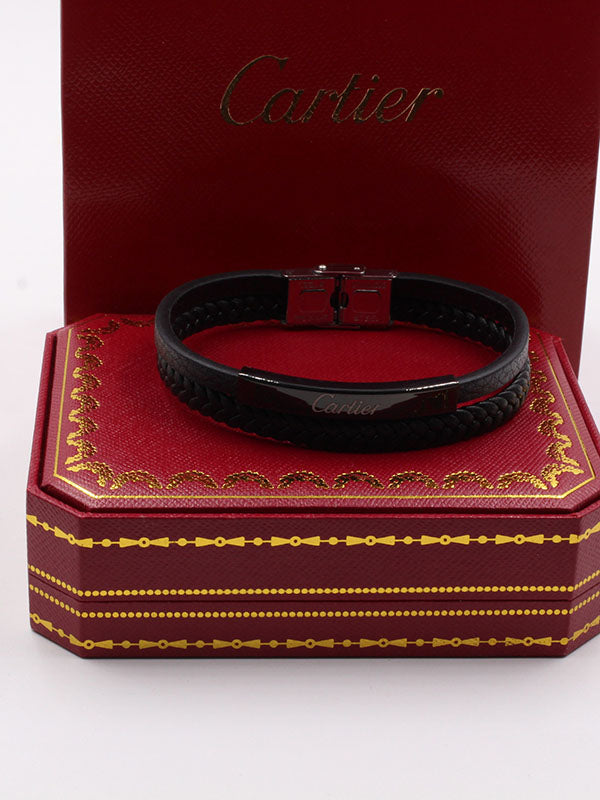 اسوارة كارتير جلد ملتي لاينز اسواره CARTIER
