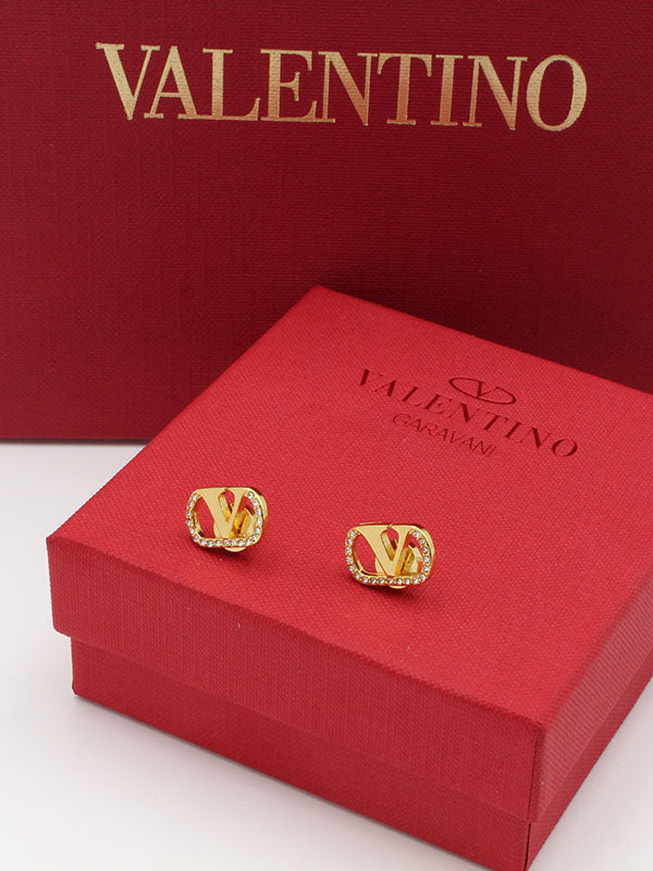 حلق فالنتينو صغير لوقو حلق VALENTINO