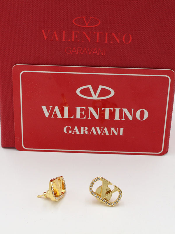 حلق فالنتينو صغير لوقو حلق VALENTINO