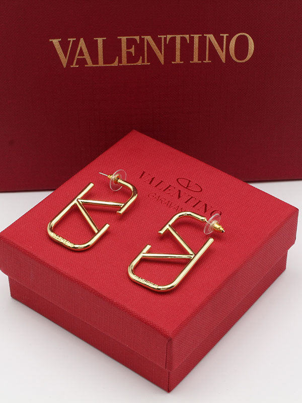 حلق فالنتينو كبير حلق VALENTINO ذهبي