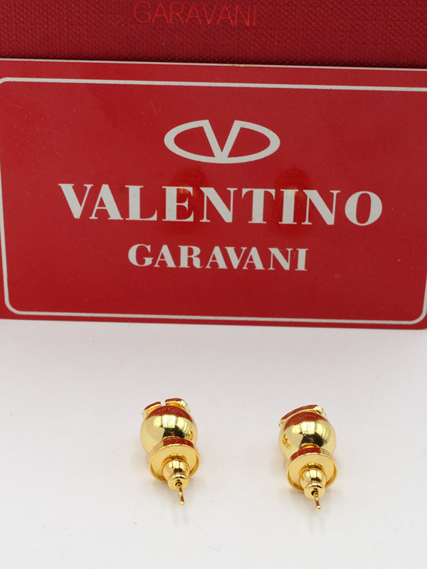 حلق فالنتينو بولز صغير لوقو حلق VALENTINO
