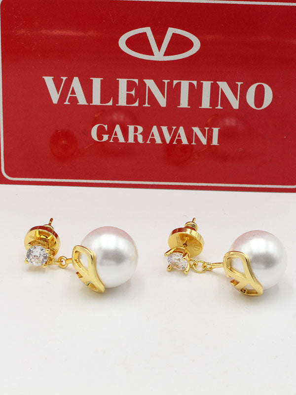 حلق فالنتينو لولو لوقو وسط حلق VALENTINO