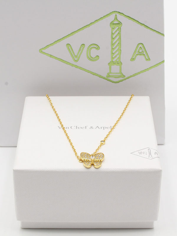 سلسال فان كليف فراشه زركون سلسال van cleef