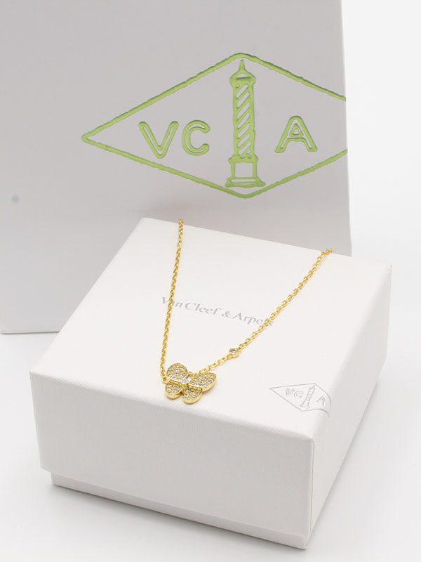 سلسال فان كليف فراشه زركون سلسال van cleef