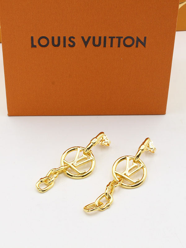 حلق لويس فيتون لونق لوقو حلق louis vuitton