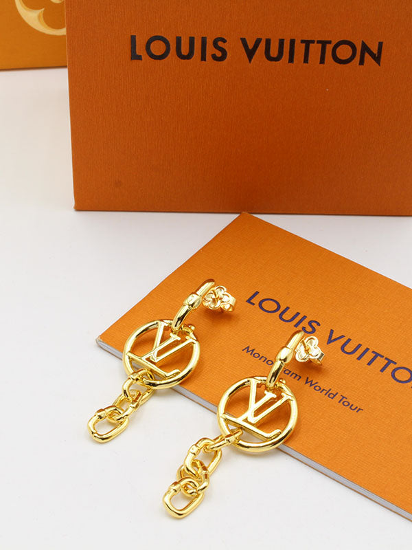 حلق لويس فيتون لونق لوقو حلق louis vuitton