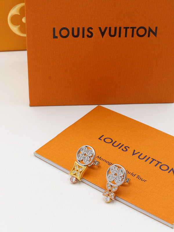 حلق لويس فيتون مكس كلورز فلاور لوقو حلق louis vuitton