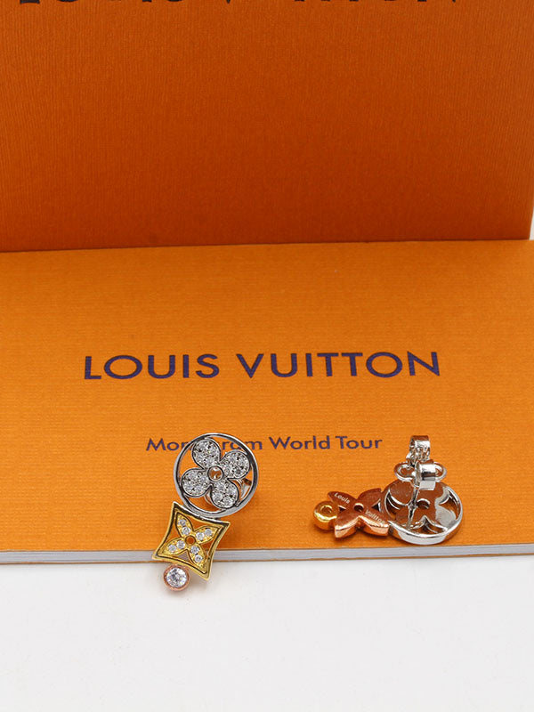 حلق لويس فيتون مكس كلورز فلاور لوقو حلق louis vuitton