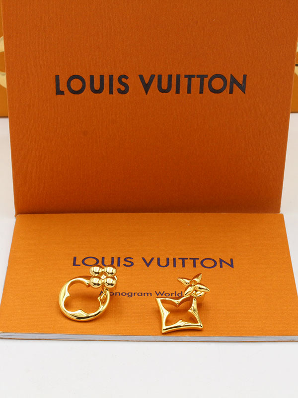 حلق لويس فيتون فلاور اند راوند لوقو حلق louis vuitton