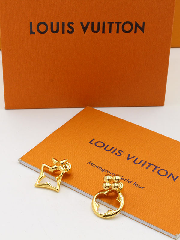 حلق لويس فيتون فلاور اند راوند لوقو حلق louis vuitton