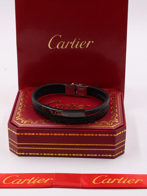 اسوارة كارتير جلد ملتي لاينز اسواره CARTIER