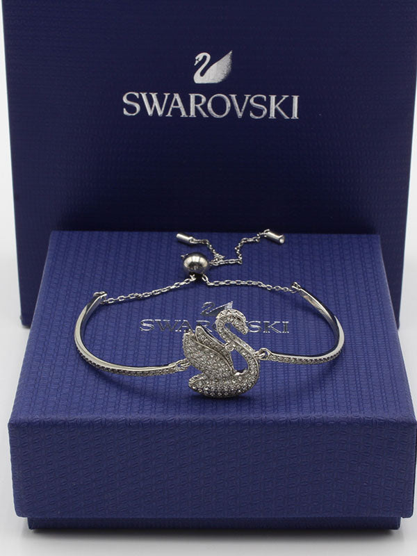 اسواره سواروفسكي سوان كريستال اسواره Swarovski فضي