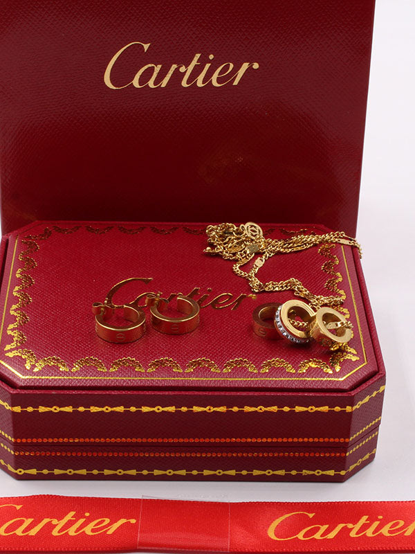 طقم كارتير لوف حلقات 2 قطع اطقم CARTIER
