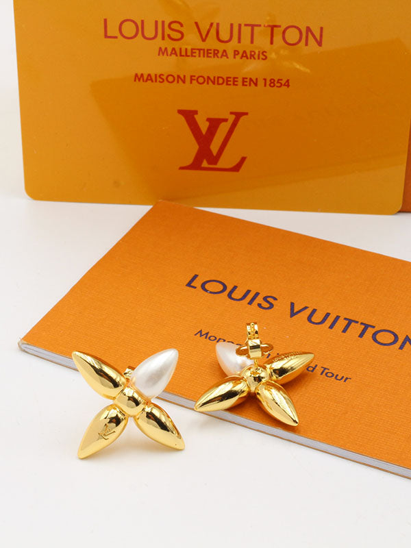 حلق لويس فيتون لولو دمعة لوقو حلق louis vuitton
