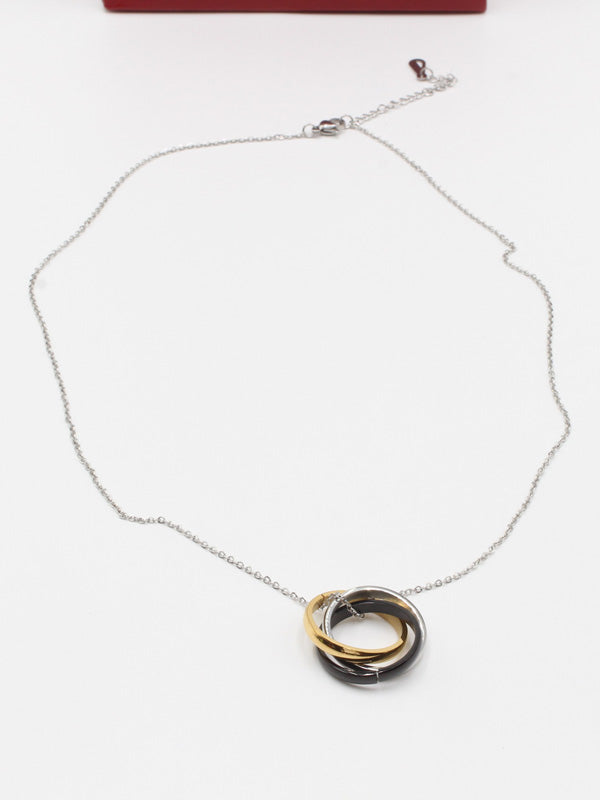 سلسال حلقات مجموعه سلسال CARTIER ملون اسود