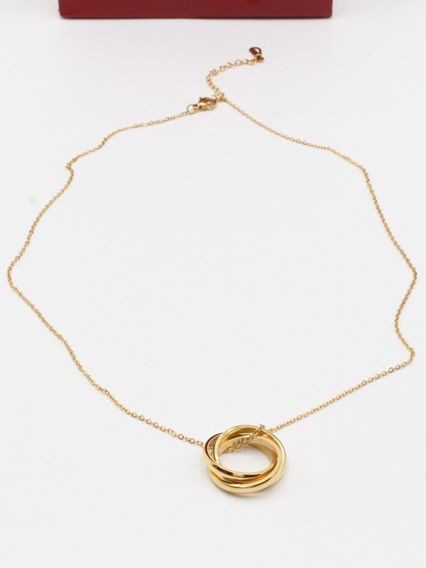 سلسال حلقات مجموعه سلسال CARTIER ذهبي