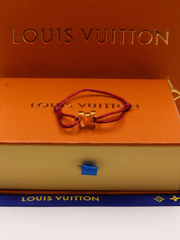 اسواره لويس فيتون خيط لوقو اسواره louis vuitton عنابي