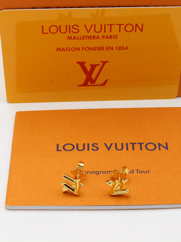 حلق لويس فيتون دبل نيو لوقو حلق louis vuitton