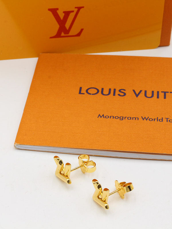 حلق لويس فيتون دبل نيو لوقو حلق louis vuitton