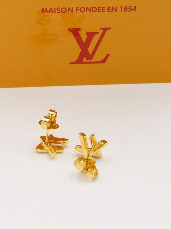 حلق لويس فيتون دبل نيو لوقو حلق louis vuitton