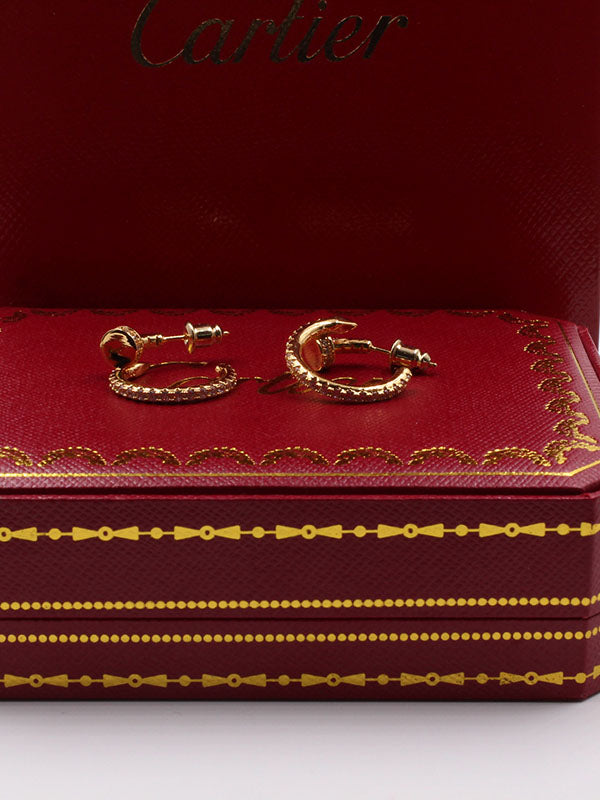 حلق كارتير مسمار زركون وسط حلق CARTIER