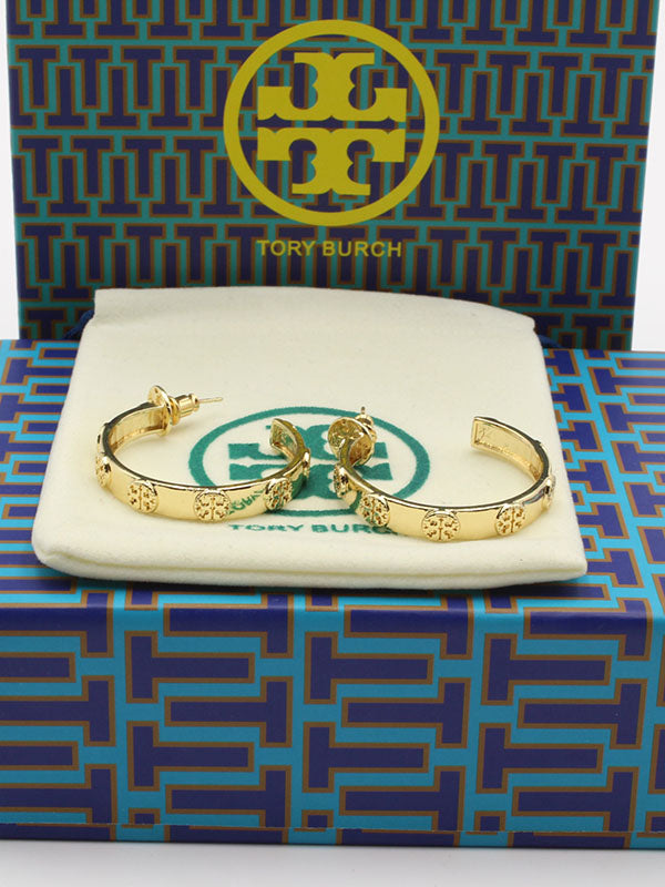 حلق توري بورش مدور وسط حلق tory burch