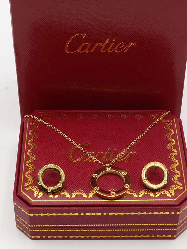 طقم كارتير مدور slim اطقم CARTIER ذهبي