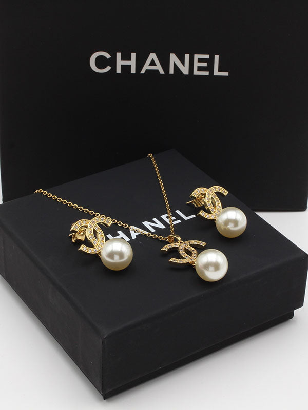 طقم شانيل زركون لولو ناعم اطقم chanel