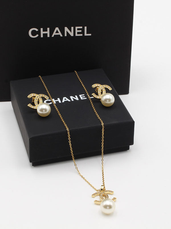 طقم شانيل زركون لولو ناعم اطقم chanel