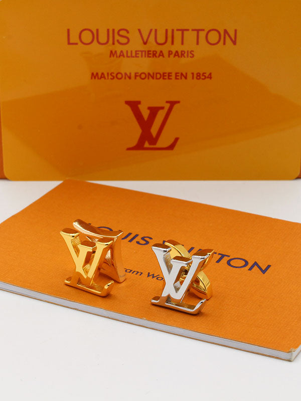حلق لويس فيتون دبل لوقو فلاور لوقو حلق louis vuitton