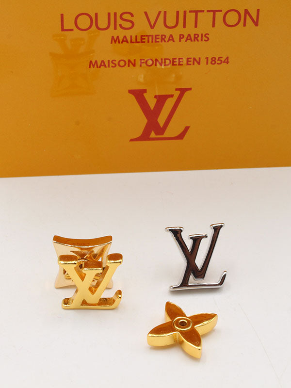 حلق لويس فيتون دبل لوقو فلاور لوقو حلق louis vuitton