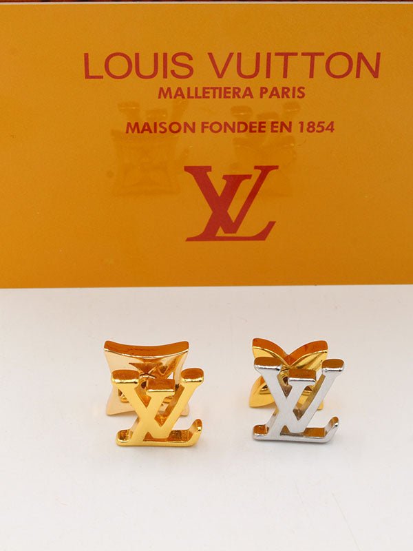 حلق لويس فيتون دبل لوقو فلاور لوقو حلق louis vuitton
