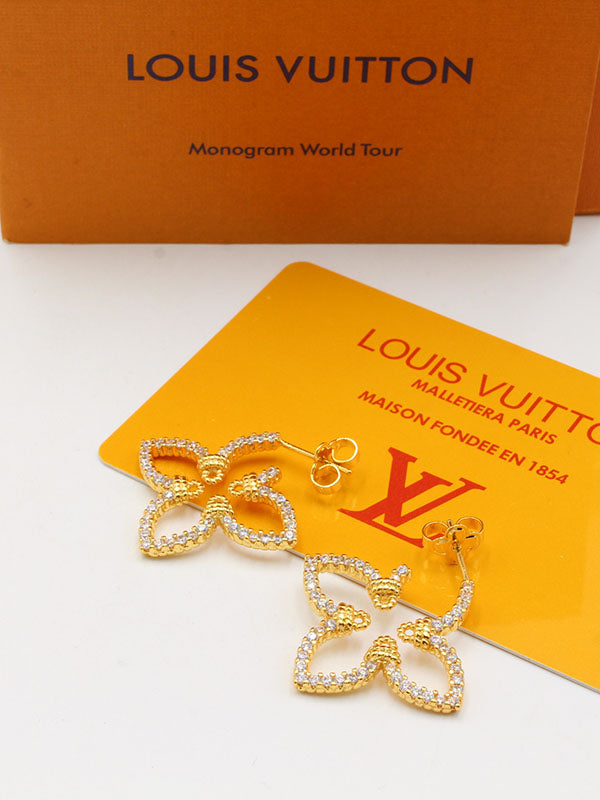 حلق لويس فيتون بيق فلاور نيو لوقو حلق louis vuitton