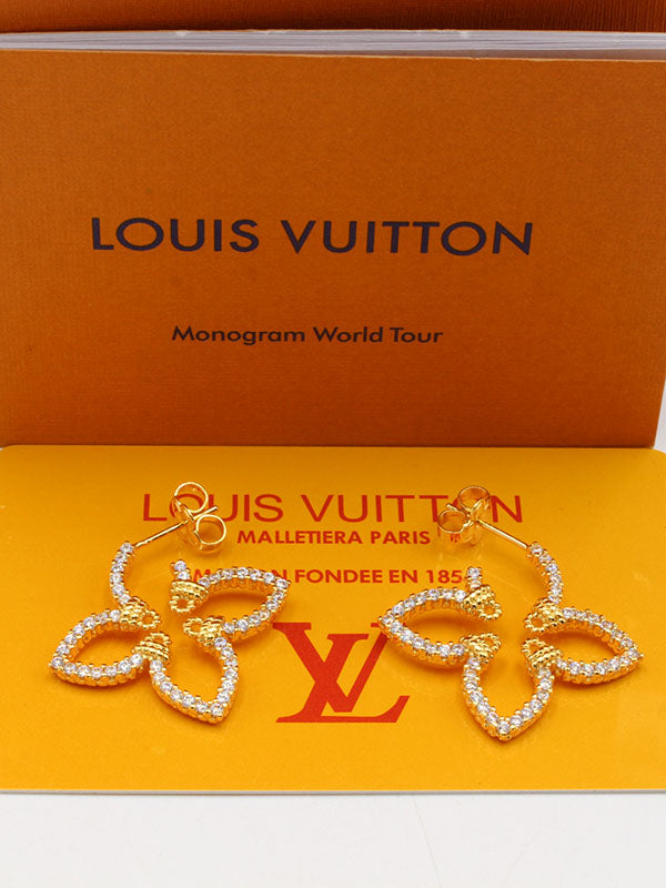 حلق لويس فيتون بيق فلاور نيو لوقو حلق louis vuitton