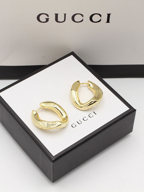 حلق قوتشي كبس كبير لوقو حلق gucci