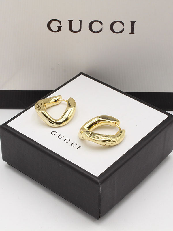 حلق قوتشي كبس كبير لوقو حلق gucci