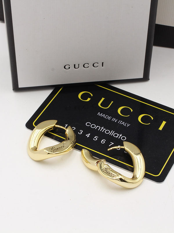 حلق قوتشي كبس كبير لوقو حلق gucci
