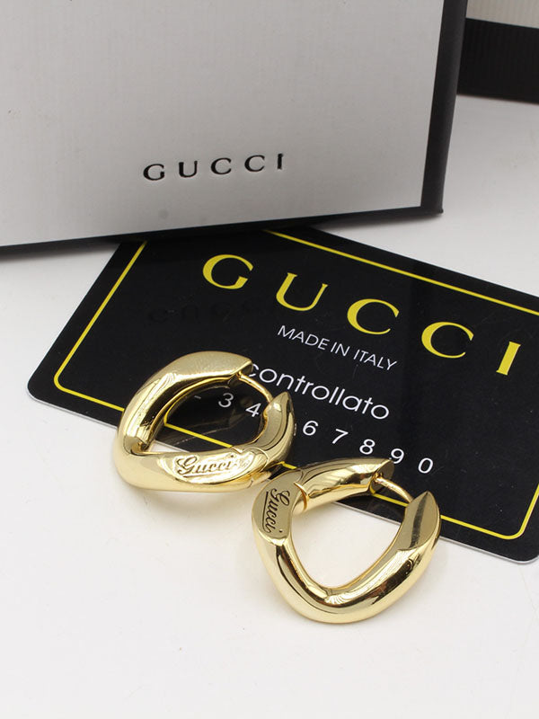 حلق قوتشي كبس كبير لوقو حلق gucci