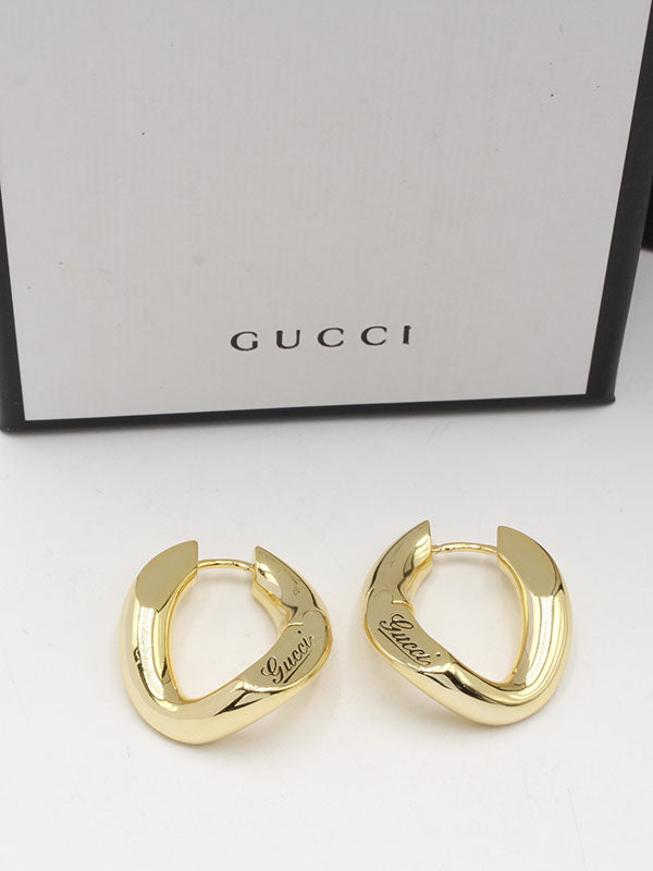 حلق قوتشي كبس كبير لوقو حلق gucci