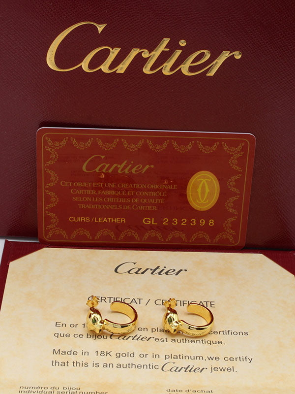حلق كارتير تايقر مدور لوقو حلق CARTIER
