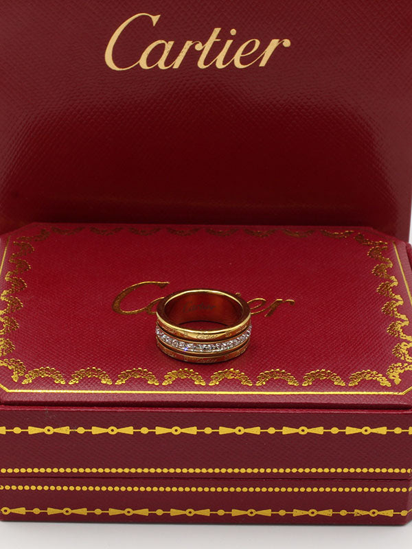 خاتم كارتير كيوبك لاينز زركون خواتم CARTIER