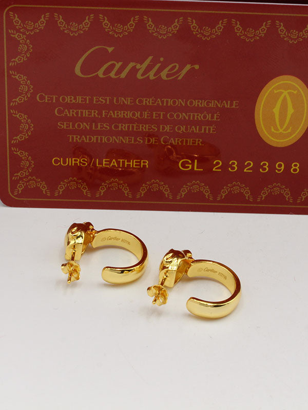 حلق كارتير تايقر مدور لوقو حلق CARTIER
