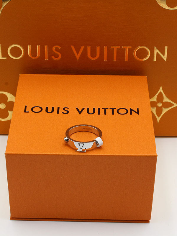خاتم لويس فيتون لوقو ذهبي LV خواتم louis vuitton