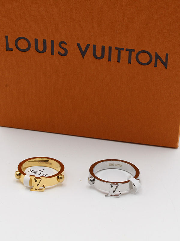 خاتم لويس فيتون لوقو ذهبي LV خواتم louis vuitton